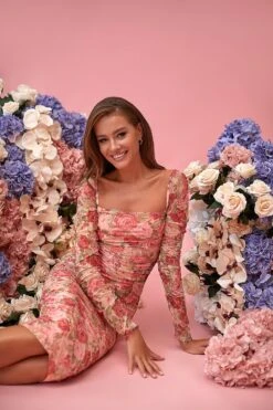 Shailee Long Sleeve Midi Dress 8 Shailee Long Sleeve Midi Dress -Alamour The Label Shop 223 fc0eb418 15ff 4fb9 971e 17b75756ff35