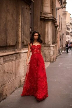 Clarina - Red -Alamour The Label Shop 316