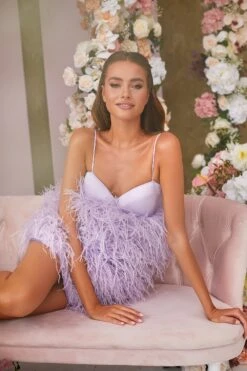 Kaila Dress - Lilac -Alamour The Label Shop 52 c3046aa5 2aee 4015 b6b5 9450e6d68bad