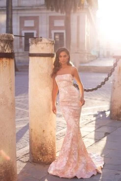 Remas Jacquard Gown -Alamour The Label Shop 82